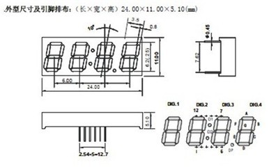 點亮精密視覺 友信佳科0.25寸4位8字數(shù)碼管的科技之光